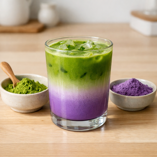 Recette Ube Matcha Latte